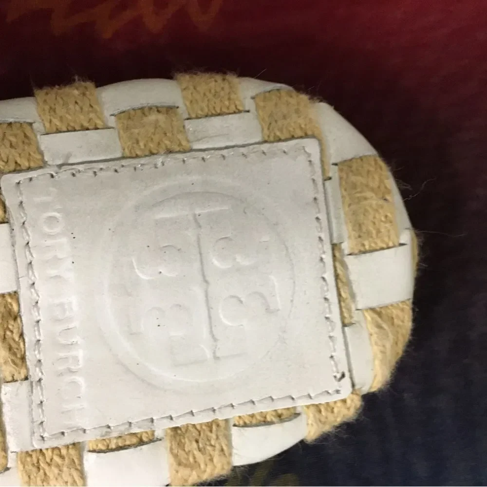 Tory Burch White Strappy Sandals Size 7M